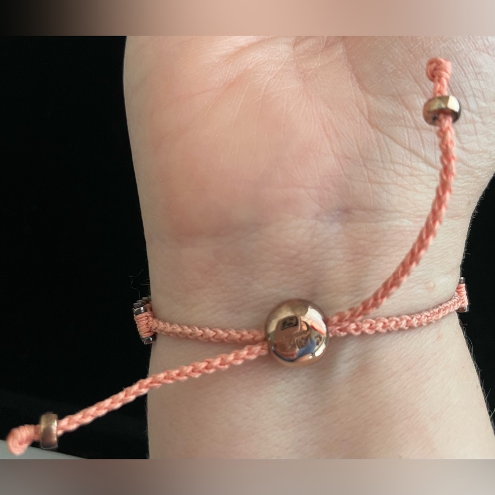 Links of London Rose Gold Mini Friendship Bracelet - Picture 9 of 16